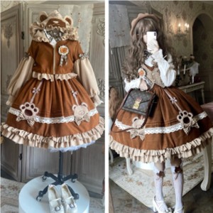 Detective Bear Sweet Lolita Style Outfit (DJ44)